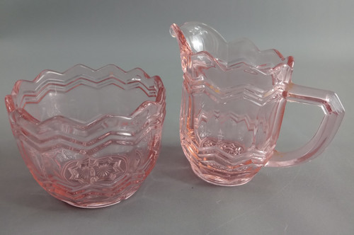 Vintage sahne zuckerdose set - sahne,