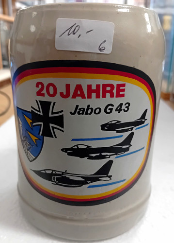 Steingut bierkrug jahre - steingut-bierkrug, „20