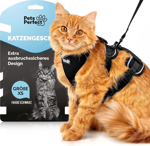 Katzen geschirr set - set, leine