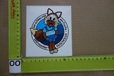 Alter Aufkleber Sanitär Bad Dusche Installateur DUSCHOLUX Fuchs