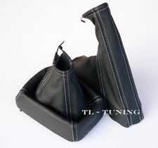 Schaltsack + Handbremssack FADEN WEISS passend für OPEL VECTRA B Bj. 95-03 Leder