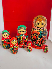 Russische Matroschka – 6-teiliges Set, handbemalt