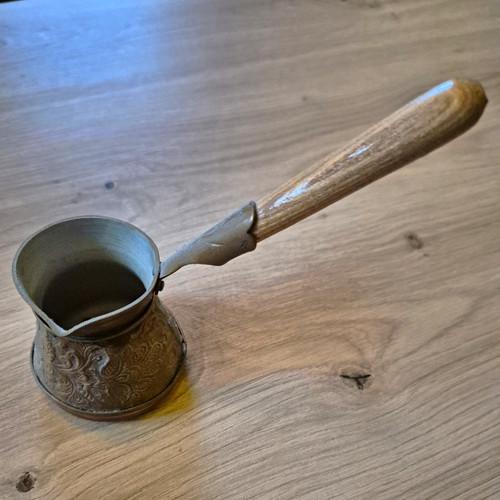Vintage mokkakanne cezve mit - vintage,