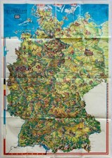 Original Vintage Karte ZUG - EISENBAHN - DEUTSCHLAND - DEUTSCHLAND - BUNDESBAHN - 60er Jahre