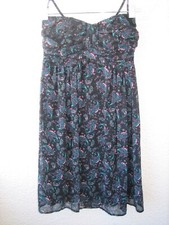 Esprit-Chiffonkleid mit Paisley-Muster, Gr. 34/36 NEU