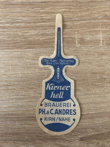 Bieretikett brauerei andres - bieretikett,