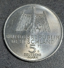 5 Deutsche Mark 1971.D.  Gedenk-Münze, Albrecht Dürer.