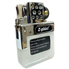 Z-Plus Gas Einsatz mit Reibrad für Benzinfeuerzeuge wie Zippo nachfüllbar