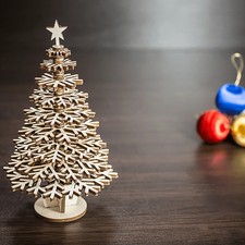 Bausatz Weihnachtsbaum - Eco-Wood-Art | 41 Teile