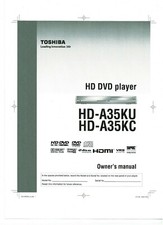 Toshiba Bedienungsanleitung user manual für HD - A 35 KU/KC  Copy