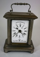 Reiseuhr Wecker Messing