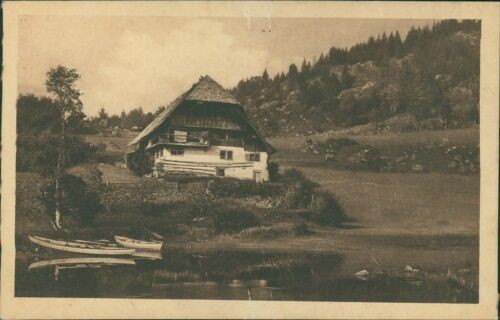 Ansichtskarte bauernhaus - ansichtskarte,