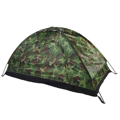 One man tent person - man,