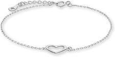 925 Silber Armband mit Herz