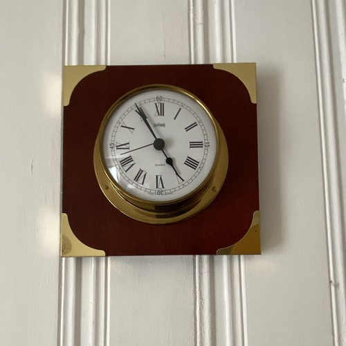 Maritime wanduhr holz und - maritime,