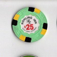 Rohling inn casino chip - inn, $25