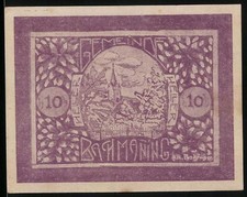 Notgeld Bachmanning 1920, 10