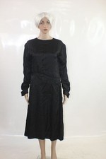 Biedermeier Kleid, Original, um 1900, schwarz