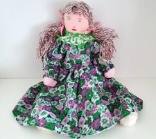 Stoffpuppe Waldorf-Art Kuschelpuppe Puppe Handarbeit Vintage