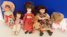 6 alte Puppen aus DDR Zeit
