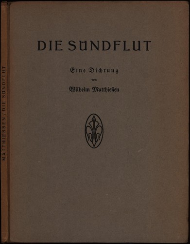 Matthießen die sündflut - matthießen,,