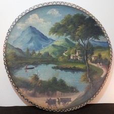 Bemalter Wandteller Um 1900