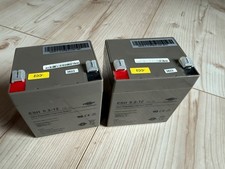 2 x WING ESH 5.2-12 Blei Gel Akku Batterie Accu 5,2Ah 12Volt Battery - Neuwertig