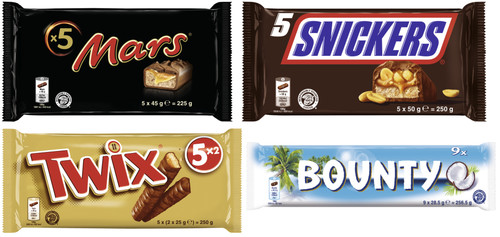 Multipack mix mars 5x45g - multipack-mix,