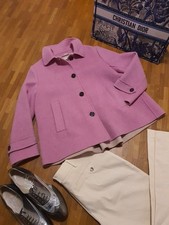 Max Mara Weekend Damen Jacke Jacket Gr 38  Doubleface Rosa  Schurwolle Neu ?