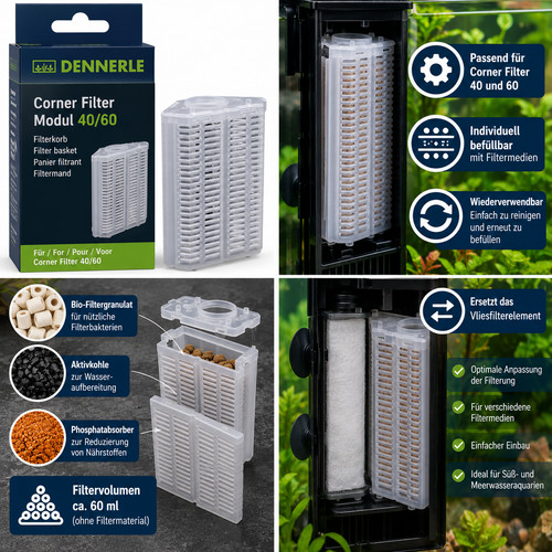 Dennerle corner filter modul - filter,