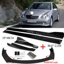 Glossy Black Front Bumper Lip