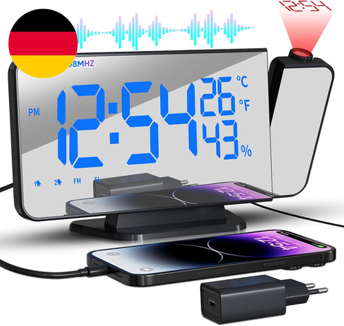 Wecker digital radiowecker - digital, mit