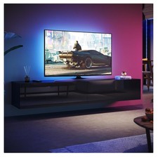 180 cm Wohnwand Schwarz