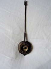 altes Pendel für Kaminuhr / Pendeluhr / Pendule / Tischuhr für Bastler