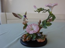 Boehm Porzellan Kolibri Skulptur Höhe ca.21cm