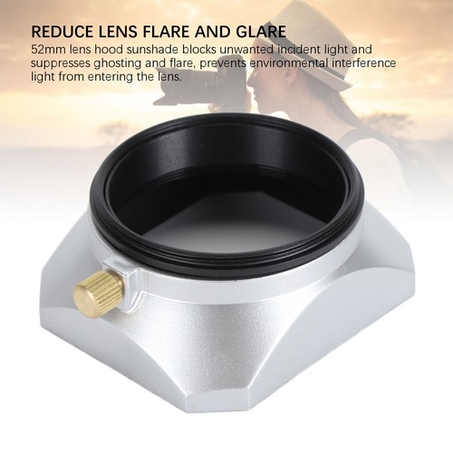 52-mm-Metall-Gegenlichtblende