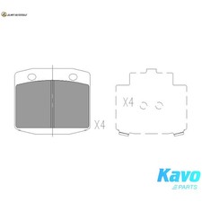 BREMSBELAGSATZ SCHEIBENBREMSE