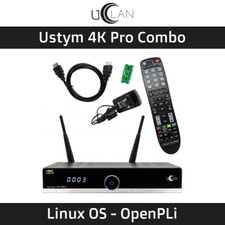 Linux Combo Receiver Ustym 4K PRO UHD Enigma 2 (DUAL OS) ( Open PLI Image )