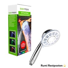 EASYmaxx Duschkopf LED