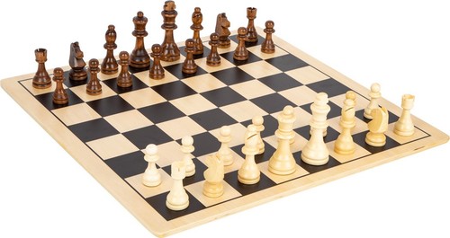 Schach und dame holzspiel - und,