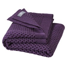 disana Babydecke Wolldecke Waben Strickdecke 100%kbT Schurwolle viele Farben