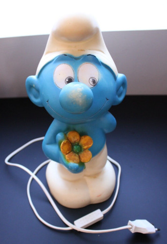 Vintage schlumpf lampe - vintage, schlumpf-lampe