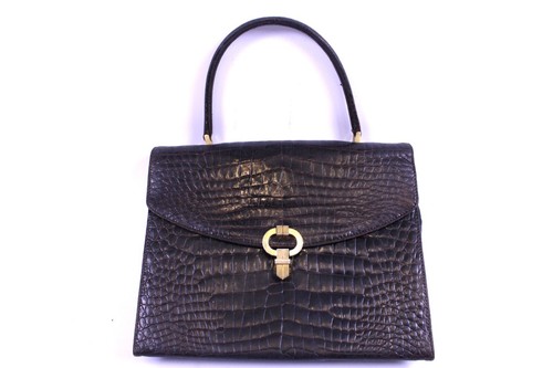Damen handtasche kroko optik - handtasche, kroko-optik