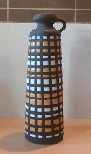 Ddr strehla keramik vase mit - keramik,