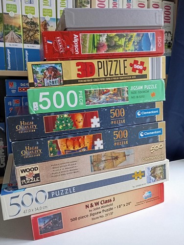 500 teile puzzle - teile,