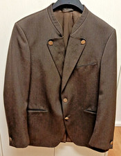 ? "KASTELL Trachtenmode" Herren-TRACHTENSAKKO dunkelbraun Gr. 52 - Wöhrl 1990er