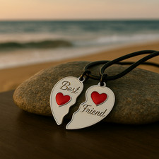 Beste Freunde Puzzle-Herz