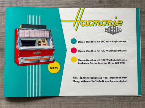 Alter orig werbeprospekt - alter, orig.