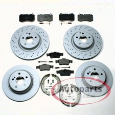Bremsen Set Ø 350 mm + Ø 320 mm vorne hinten für Mercedes S-Klasse [W221 C216]