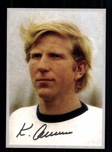 Klaus sammer autogrammkarte - sammer,